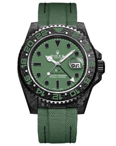 Часы Rolex GMT-Master II DiW Custom Carbon Khaki