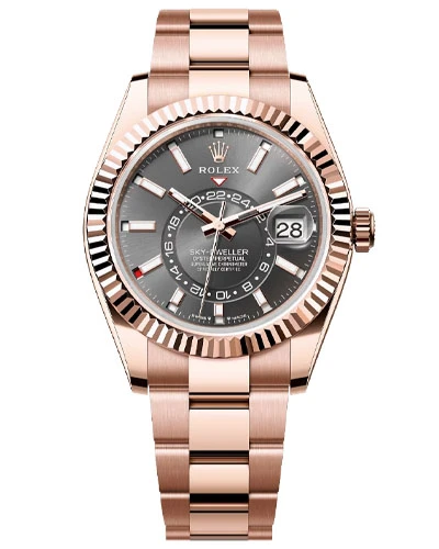 Часы с позолотой Rolex Sky-Dweller 336935-0004
