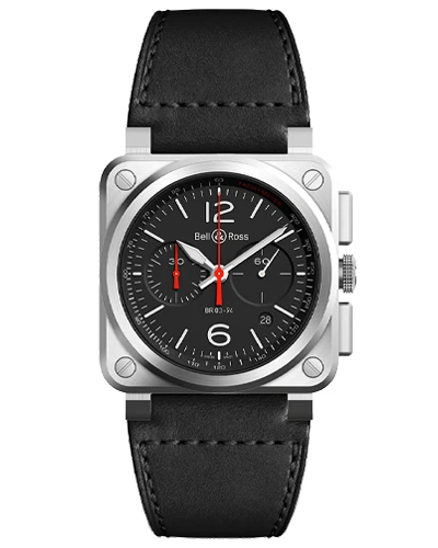 Часы Bell & Ross Instruments Chronograph BR0394-BLC-ST