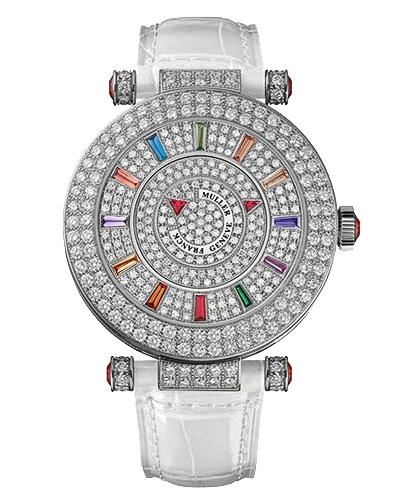Часы Franck Muller Double Mystery Silver 42-DM-COL-DRM-D-2R-CD