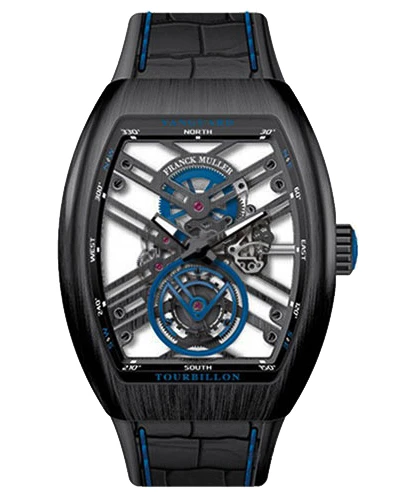 Часы Franck Muller Vanguard Tourbillon V45-T-SQT-TTNRBR-BL
