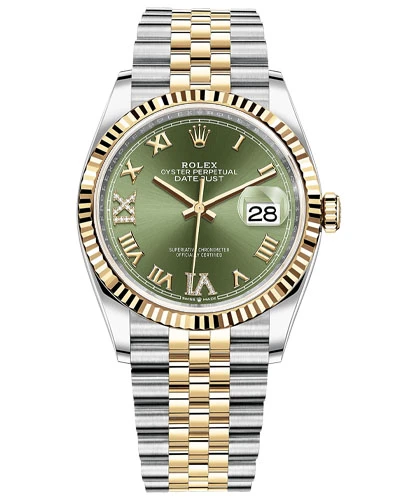 Часы с позолотой Rolex Datejust 126233-0025