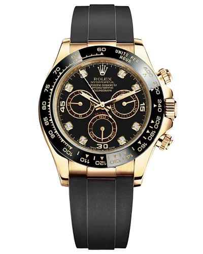 Часы с позолотой Rolex Cosmograph Daytona 116518LN-0046