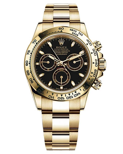 Часы с позолотой Rolex Cosmograph Daytona 116528-0035