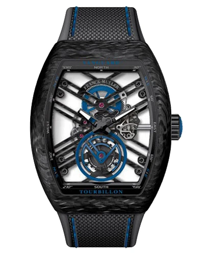 Часы Franck Muller Vanguard Tourbillon V45-T-SQT-CARBON-BL