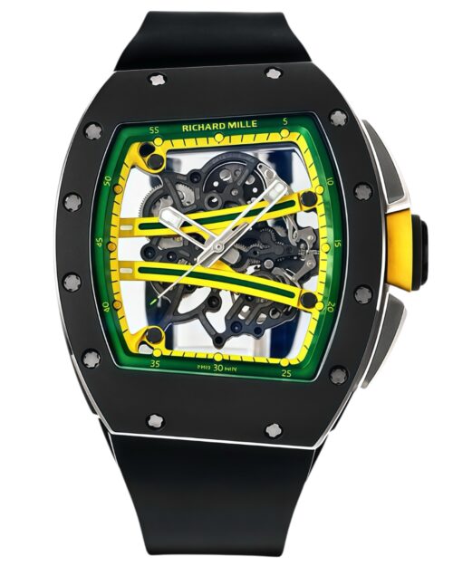 Часы Richard Mille RM07-01 Black Ceramic 1 Row Diamonds