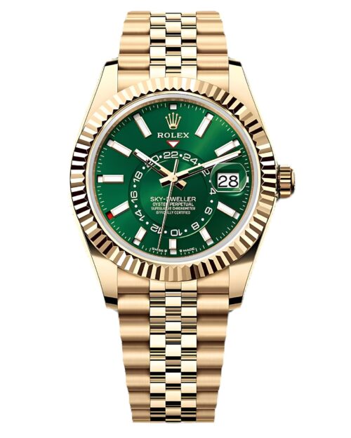 Часы с позолотой Rolex Sky-Dweller 42mm 336938-0008